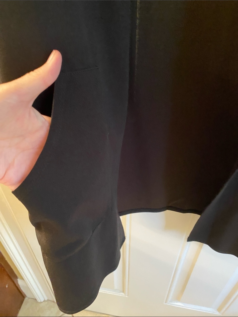 Shein Black Open-Front Women's Dress Jacket - Classic Layer - Picture 4 of 6